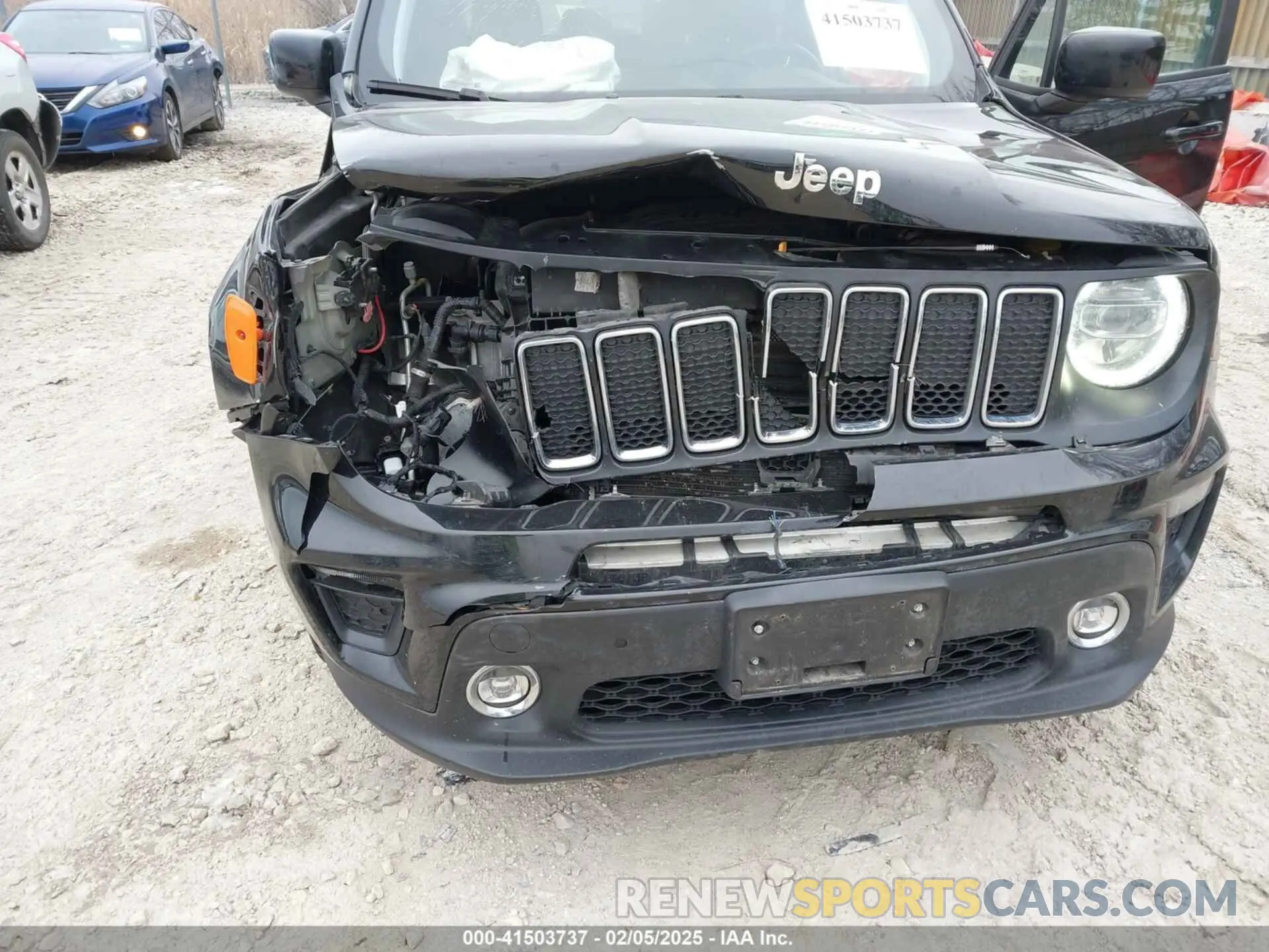6 Photograph of a damaged car ZACNJDB16MPN32088 JEEP RENEGADE 2021