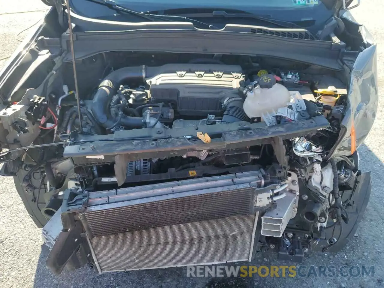 12 Photograph of a damaged car ZACNJDB17MPN32651 JEEP RENEGADE 2021