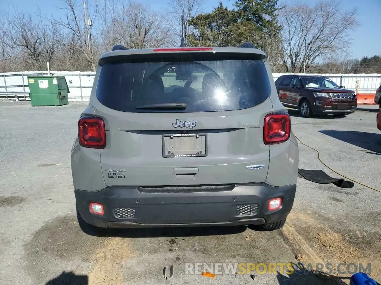 6 Photograph of a damaged car ZACNJDB17MPN32651 JEEP RENEGADE 2021