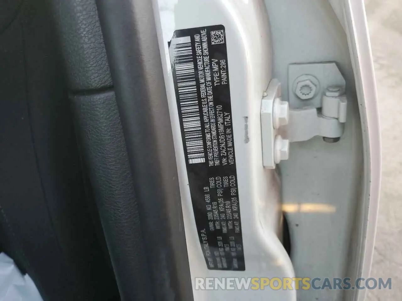 12 Photograph of a damaged car ZACNJDB18MPM62710 JEEP RENEGADE 2021