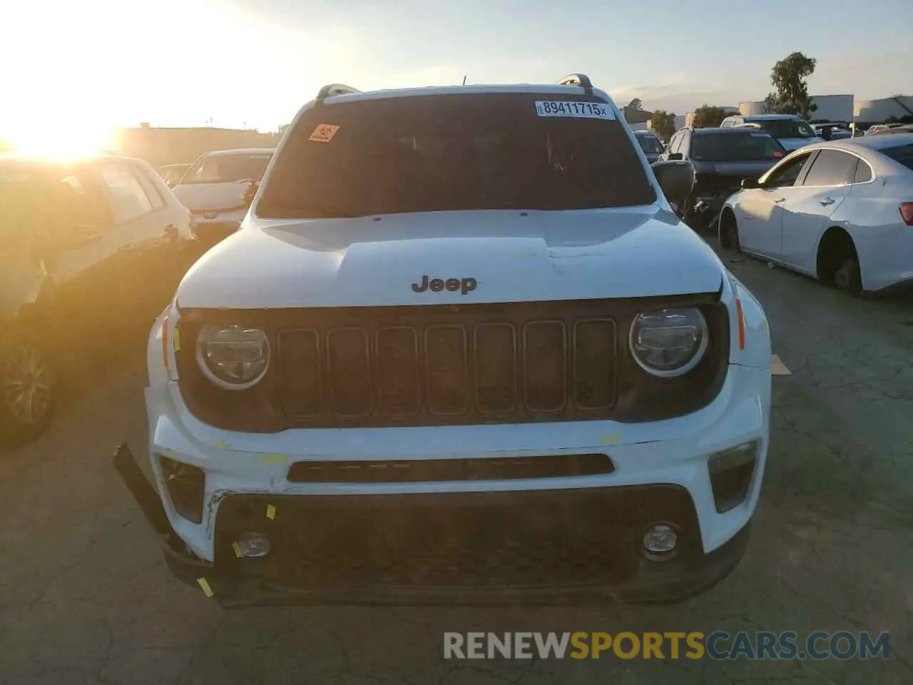 5 Photograph of a damaged car ZACNJDB18MPM62710 JEEP RENEGADE 2021