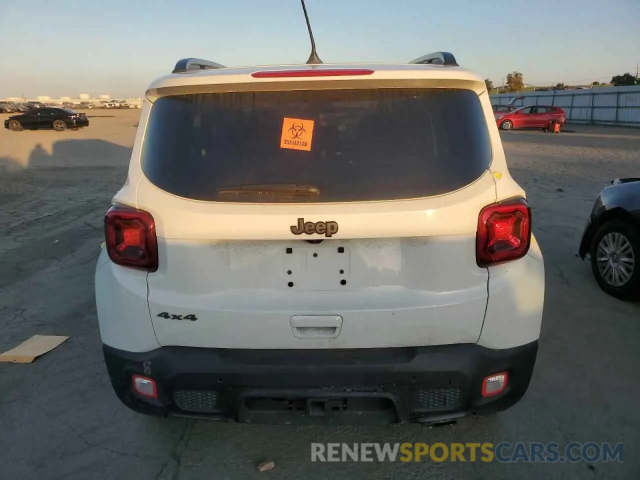 6 Photograph of a damaged car ZACNJDB18MPM62710 JEEP RENEGADE 2021