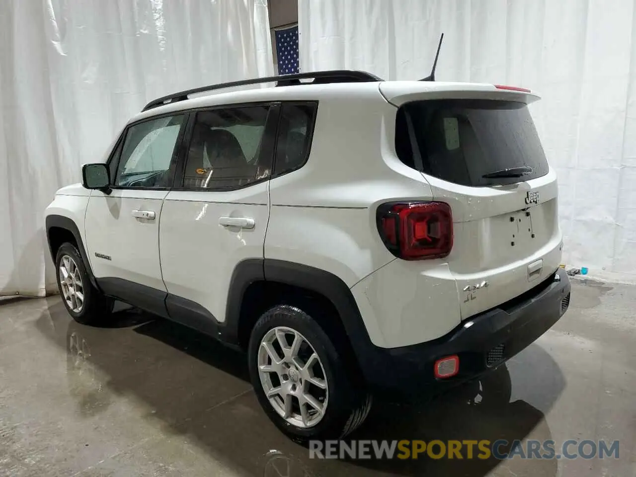 2 Photograph of a damaged car ZACNJDB19MPM28761 JEEP RENEGADE 2021