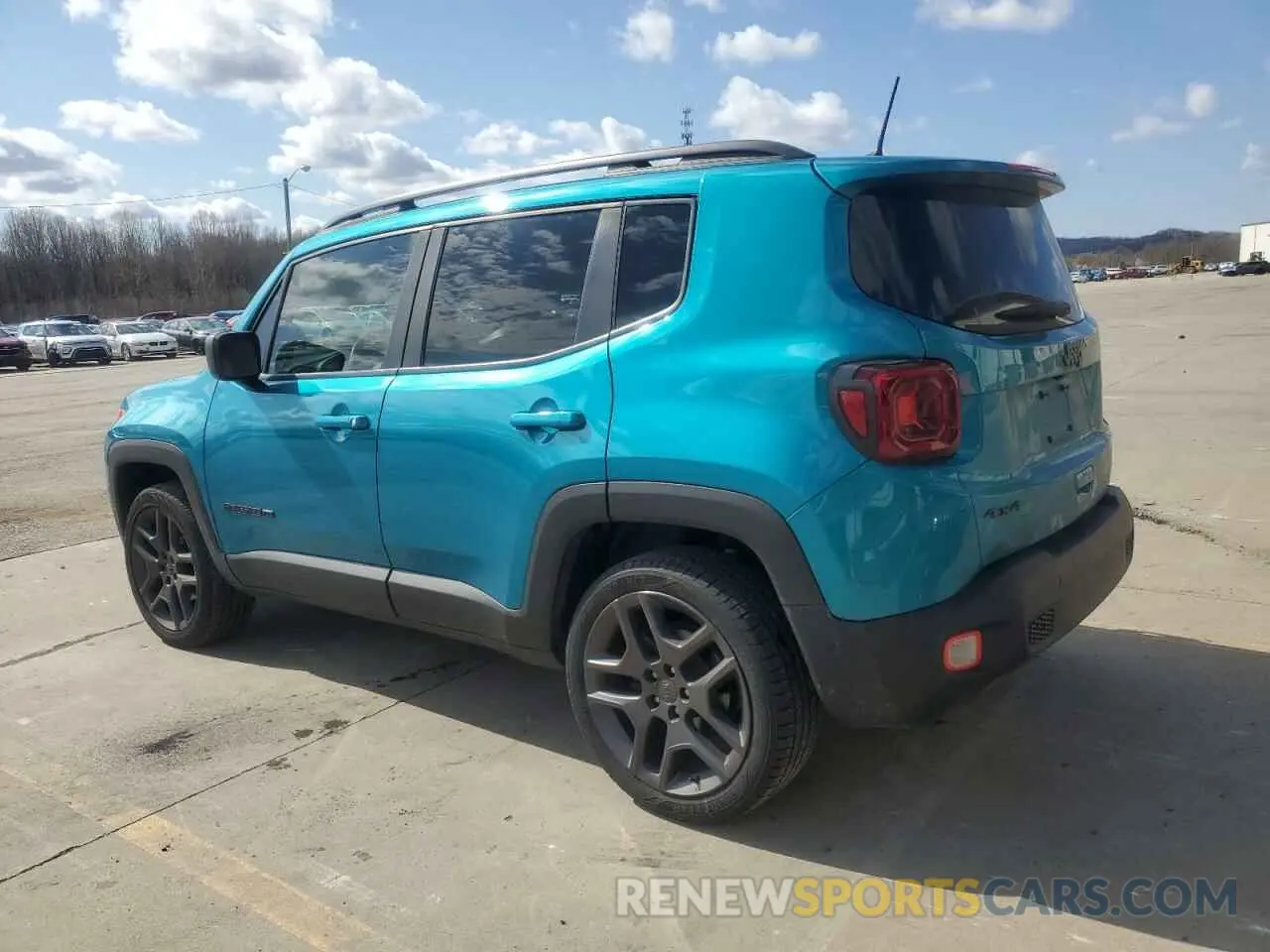 2 Photograph of a damaged car ZACNJDB19MPM29361 JEEP RENEGADE 2021