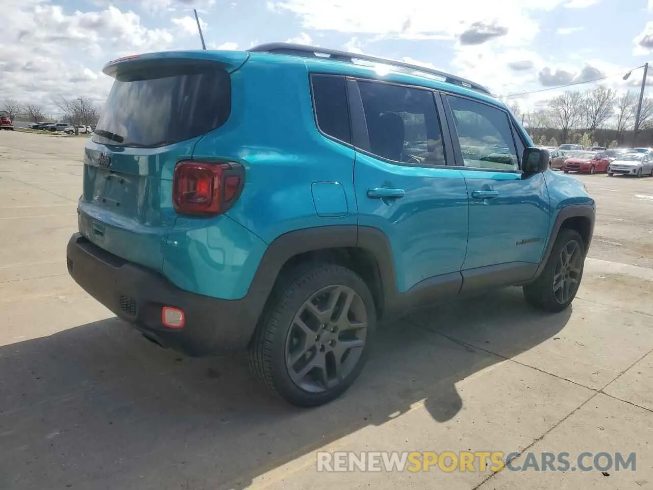3 Photograph of a damaged car ZACNJDB19MPM29361 JEEP RENEGADE 2021