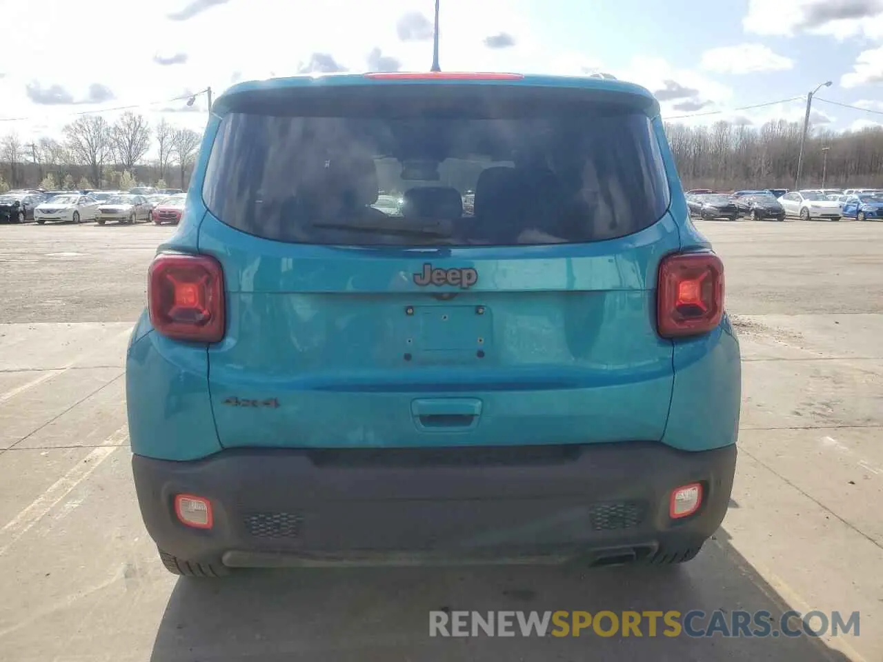 6 Photograph of a damaged car ZACNJDB19MPM29361 JEEP RENEGADE 2021