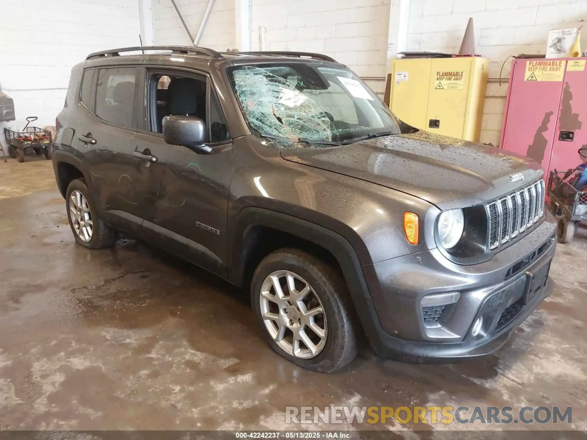 1 Photograph of a damaged car ZACNJDBB0MPM28530 JEEP RENEGADE 2021