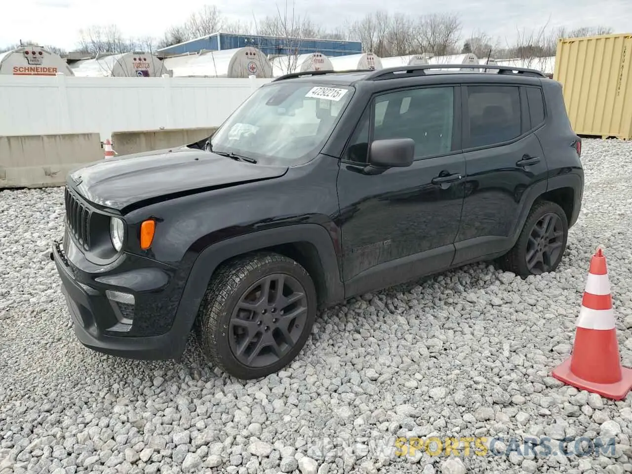 1 Photograph of a damaged car ZACNJDBB0MPM33663 JEEP RENEGADE 2021