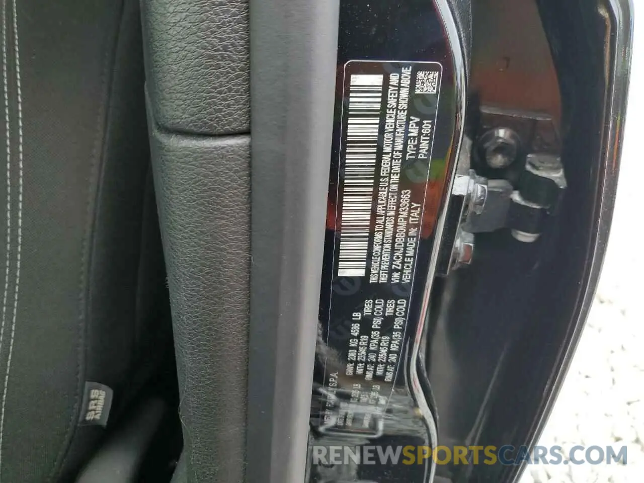 15 Photograph of a damaged car ZACNJDBB0MPM33663 JEEP RENEGADE 2021