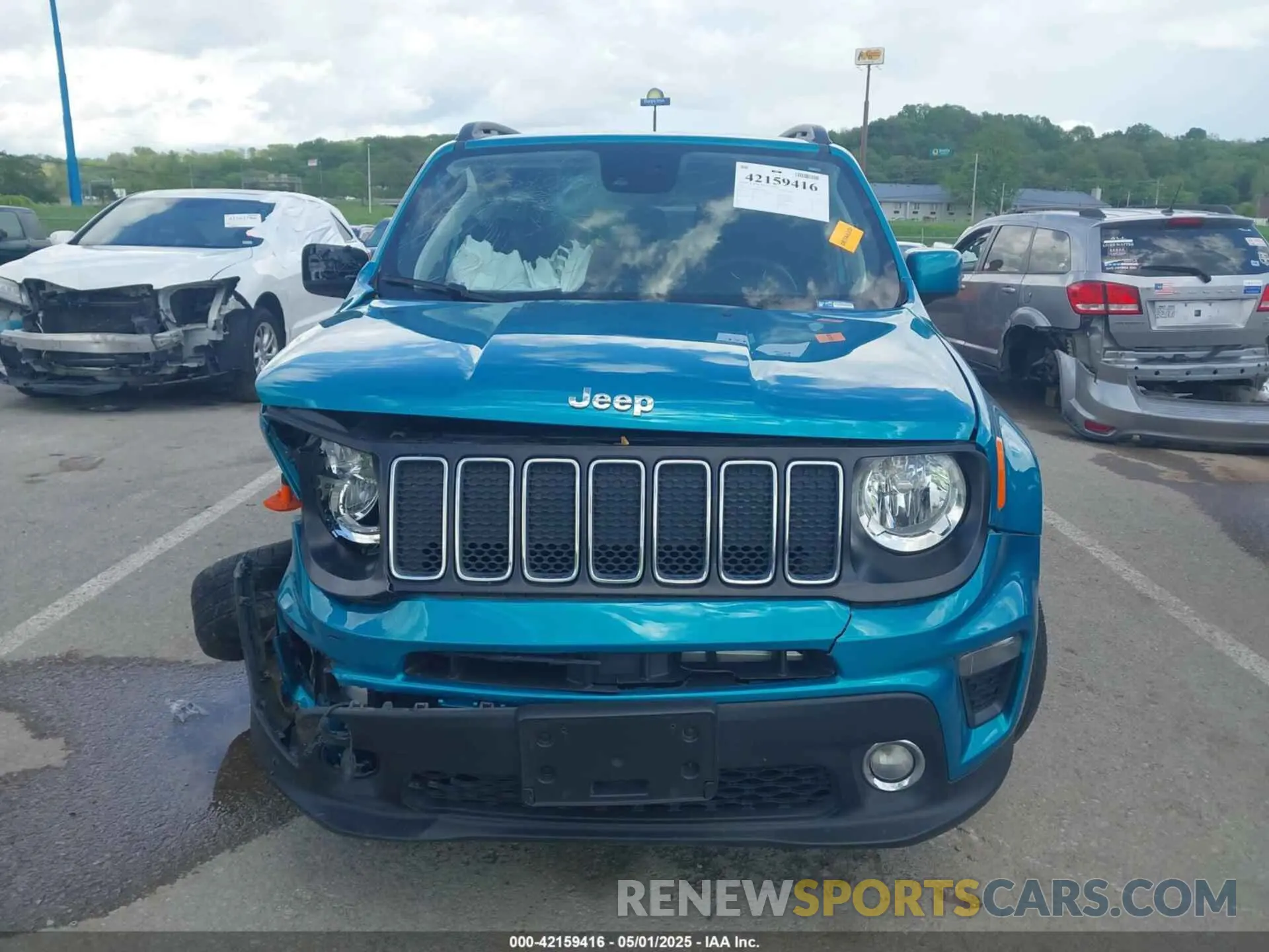 12 Photograph of a damaged car ZACNJDBB0MPM39978 JEEP RENEGADE 2021