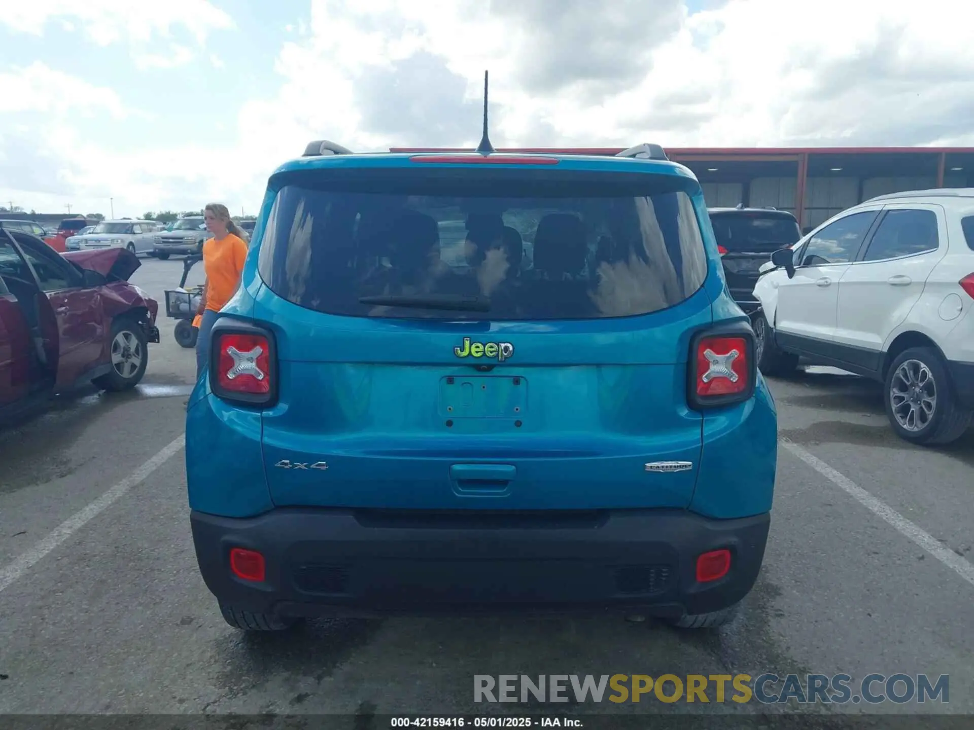 16 Photograph of a damaged car ZACNJDBB0MPM39978 JEEP RENEGADE 2021