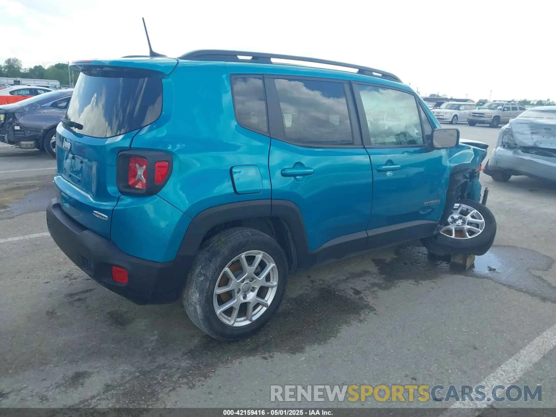4 Photograph of a damaged car ZACNJDBB0MPM39978 JEEP RENEGADE 2021