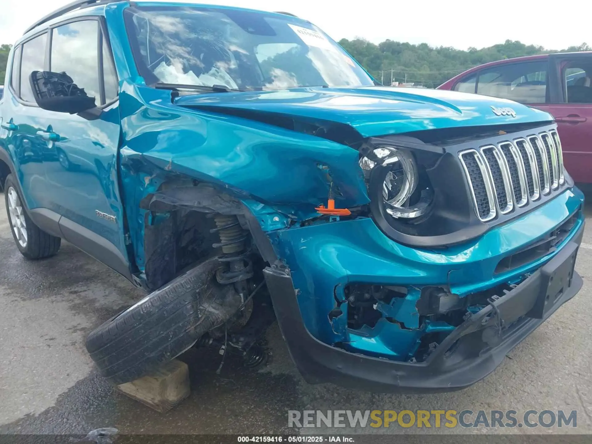 6 Photograph of a damaged car ZACNJDBB0MPM39978 JEEP RENEGADE 2021