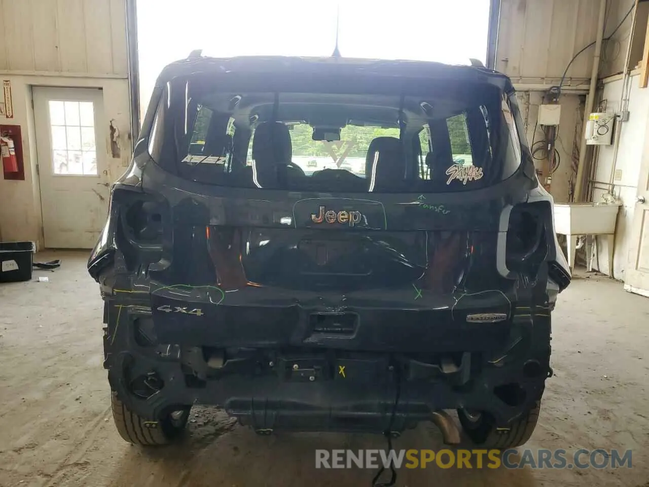 6 Photograph of a damaged car ZACNJDBB0MPM45036 JEEP RENEGADE 2021