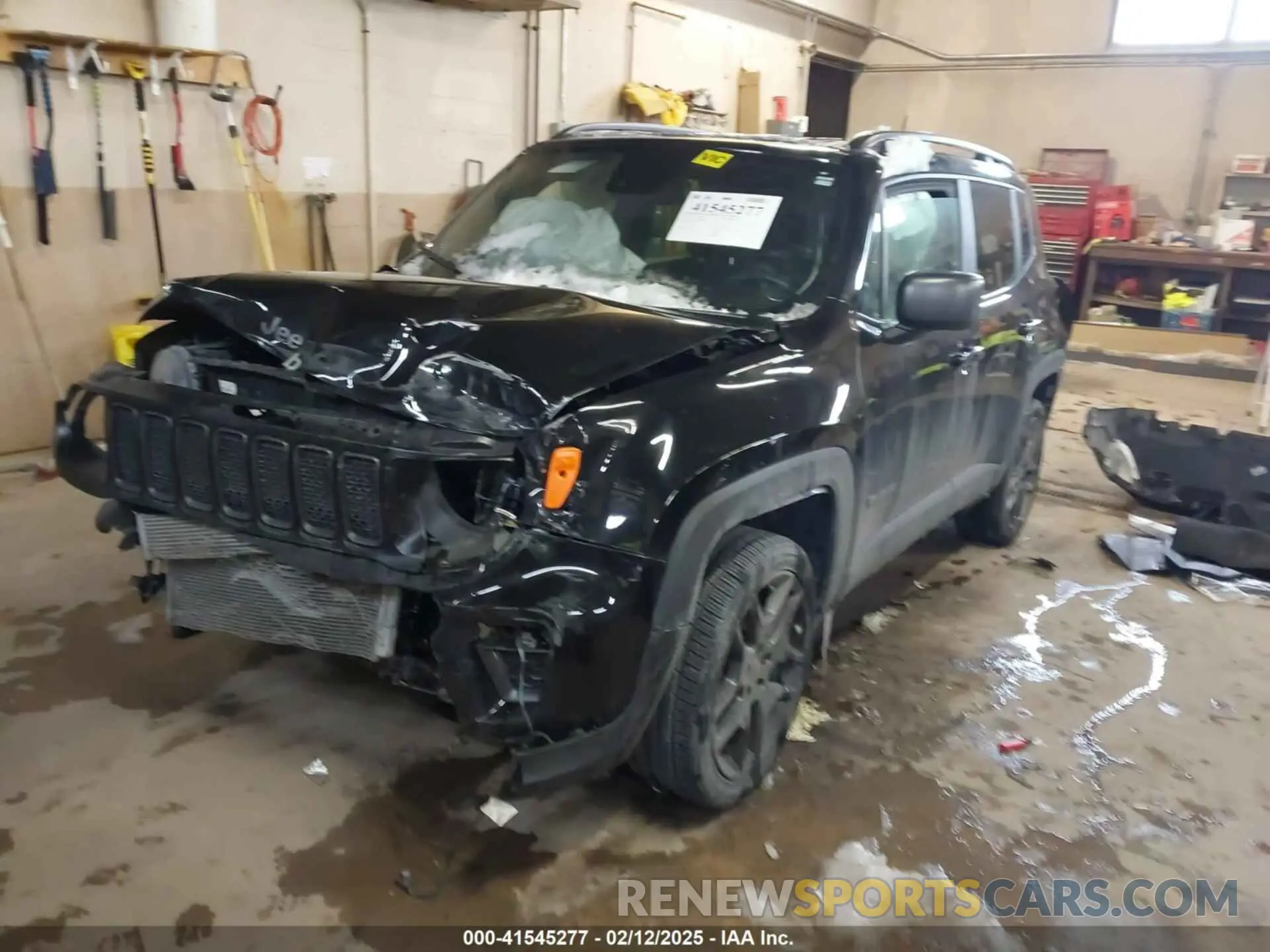 2 Photograph of a damaged car ZACNJDBB0MPM74830 JEEP RENEGADE 2021
