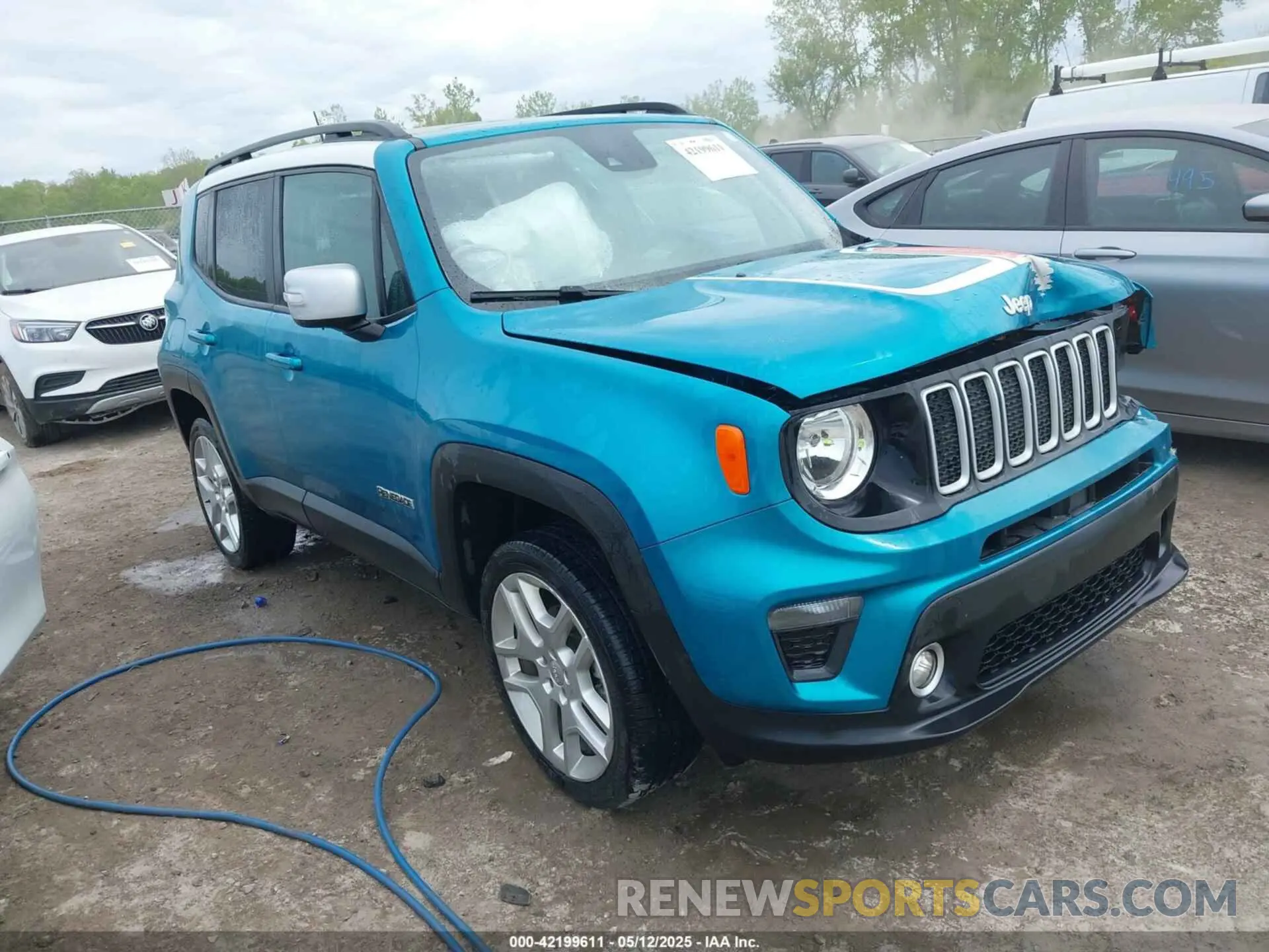 1 Photograph of a damaged car ZACNJDBB0MPM92423 JEEP RENEGADE 2021