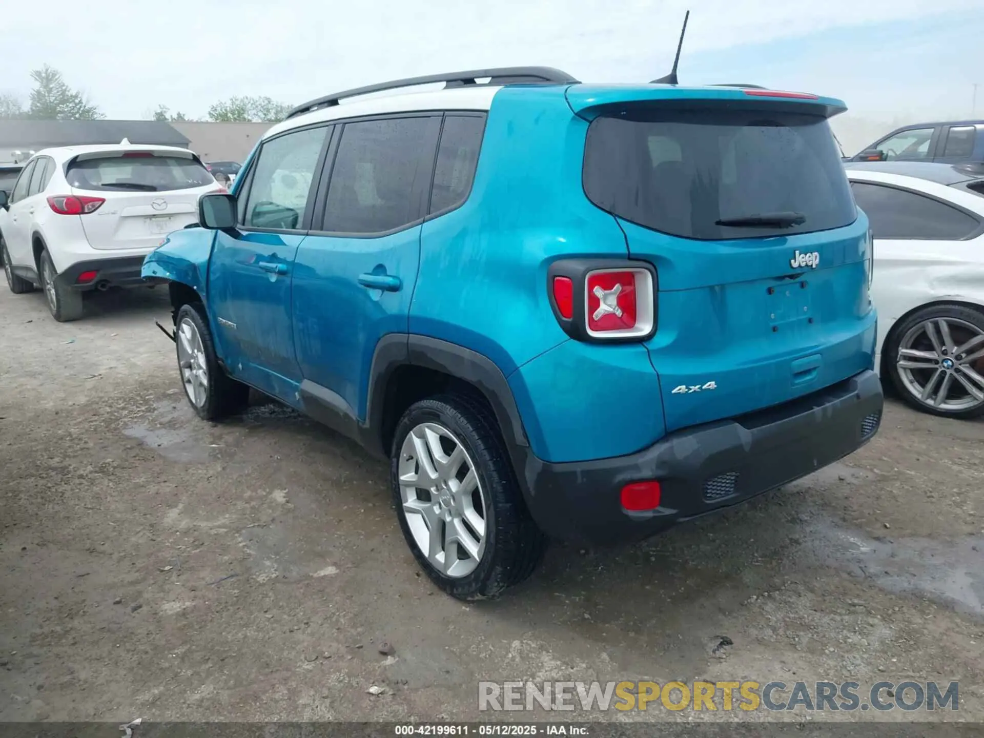 3 Photograph of a damaged car ZACNJDBB0MPM92423 JEEP RENEGADE 2021
