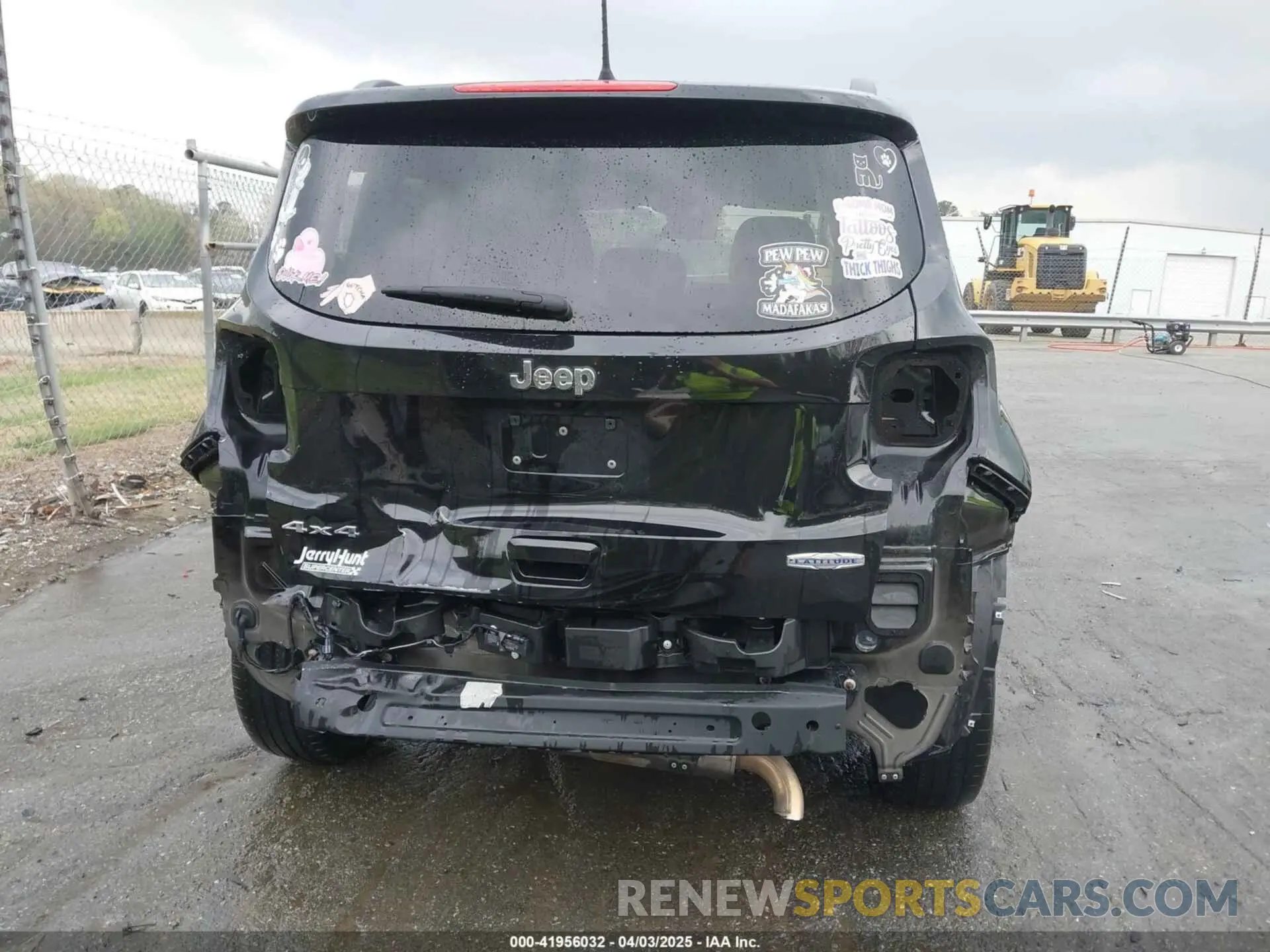 16 Photograph of a damaged car ZACNJDBB1MPN30757 JEEP RENEGADE 2021
