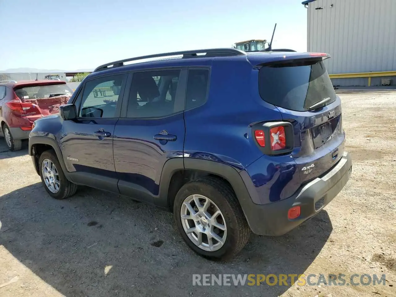 2 Photograph of a damaged car ZACNJDBB1MPN33965 JEEP RENEGADE 2021