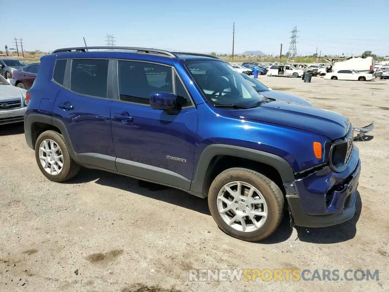 4 Photograph of a damaged car ZACNJDBB1MPN33965 JEEP RENEGADE 2021