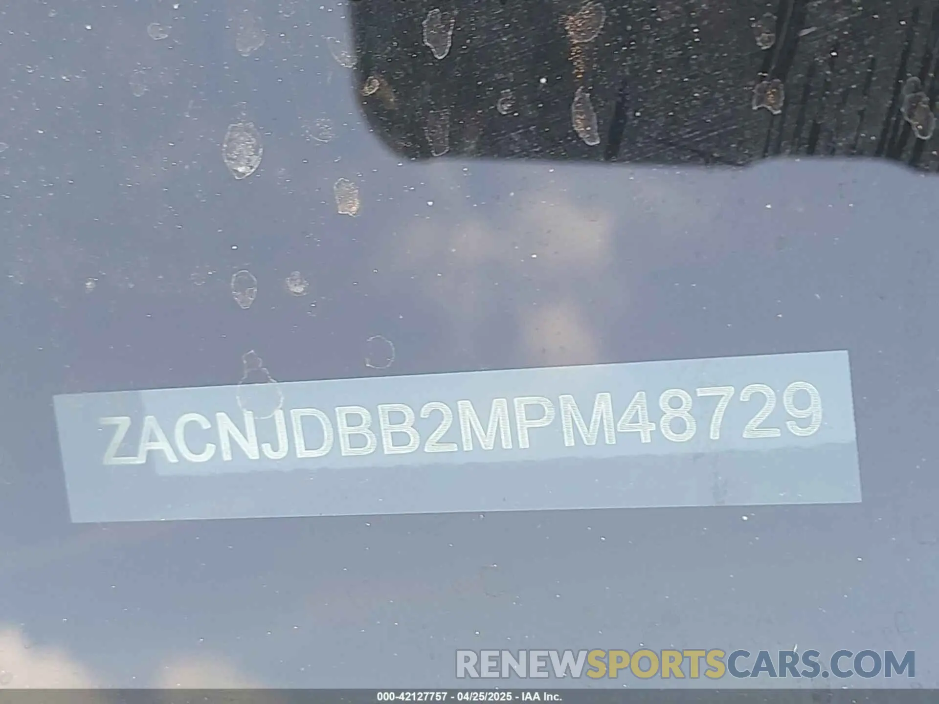 17 Photograph of a damaged car ZACNJDBB2MPM48729 JEEP RENEGADE 2021