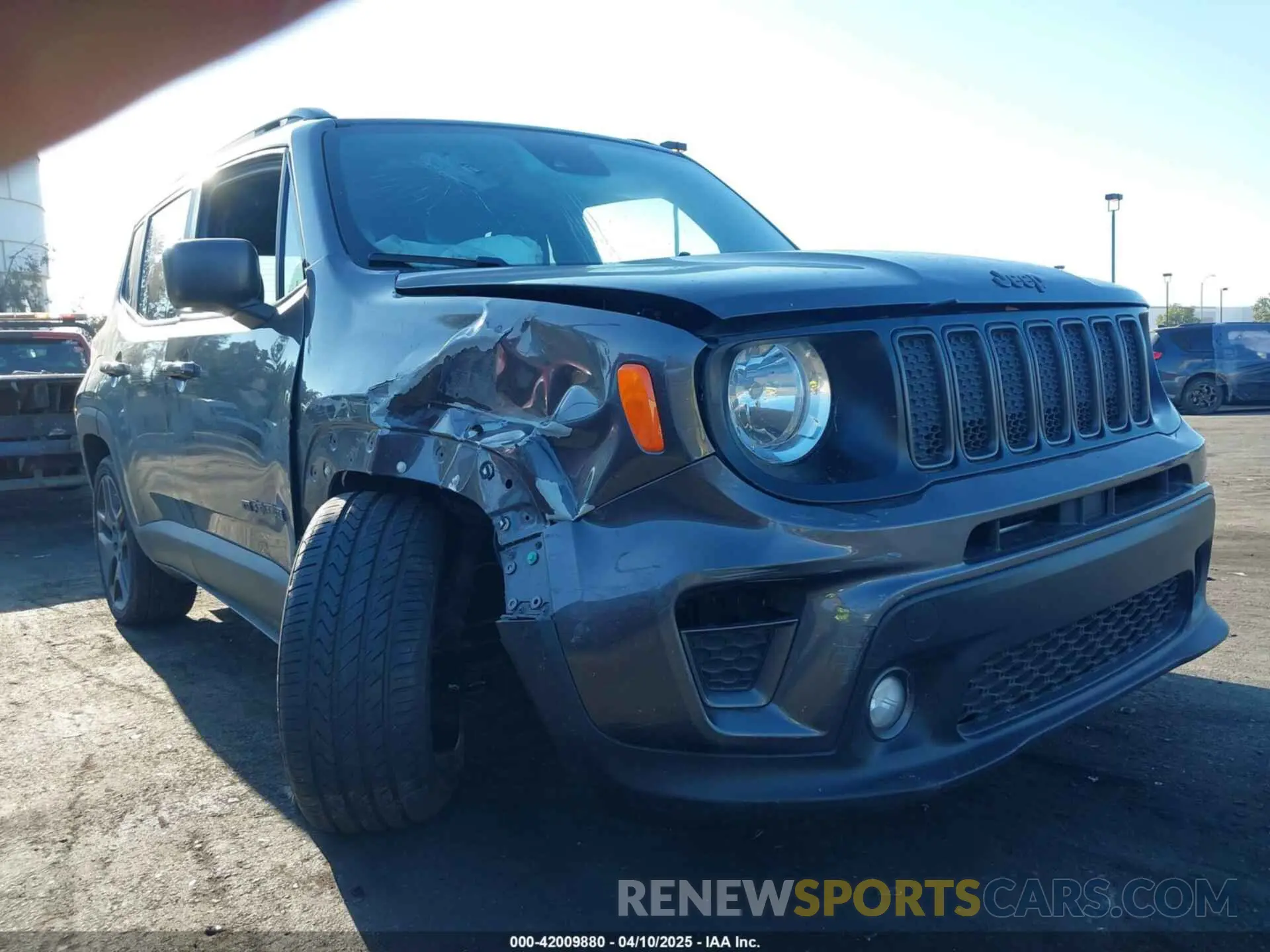 6 Photograph of a damaged car ZACNJDBB2MPM79995 JEEP RENEGADE 2021