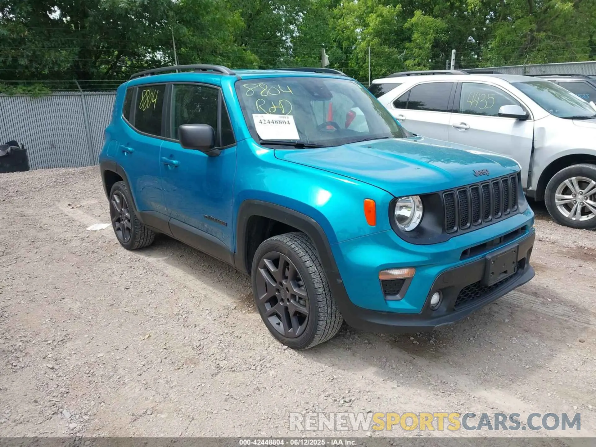 1 Photograph of a damaged car ZACNJDBB2MPM95095 JEEP RENEGADE 2021