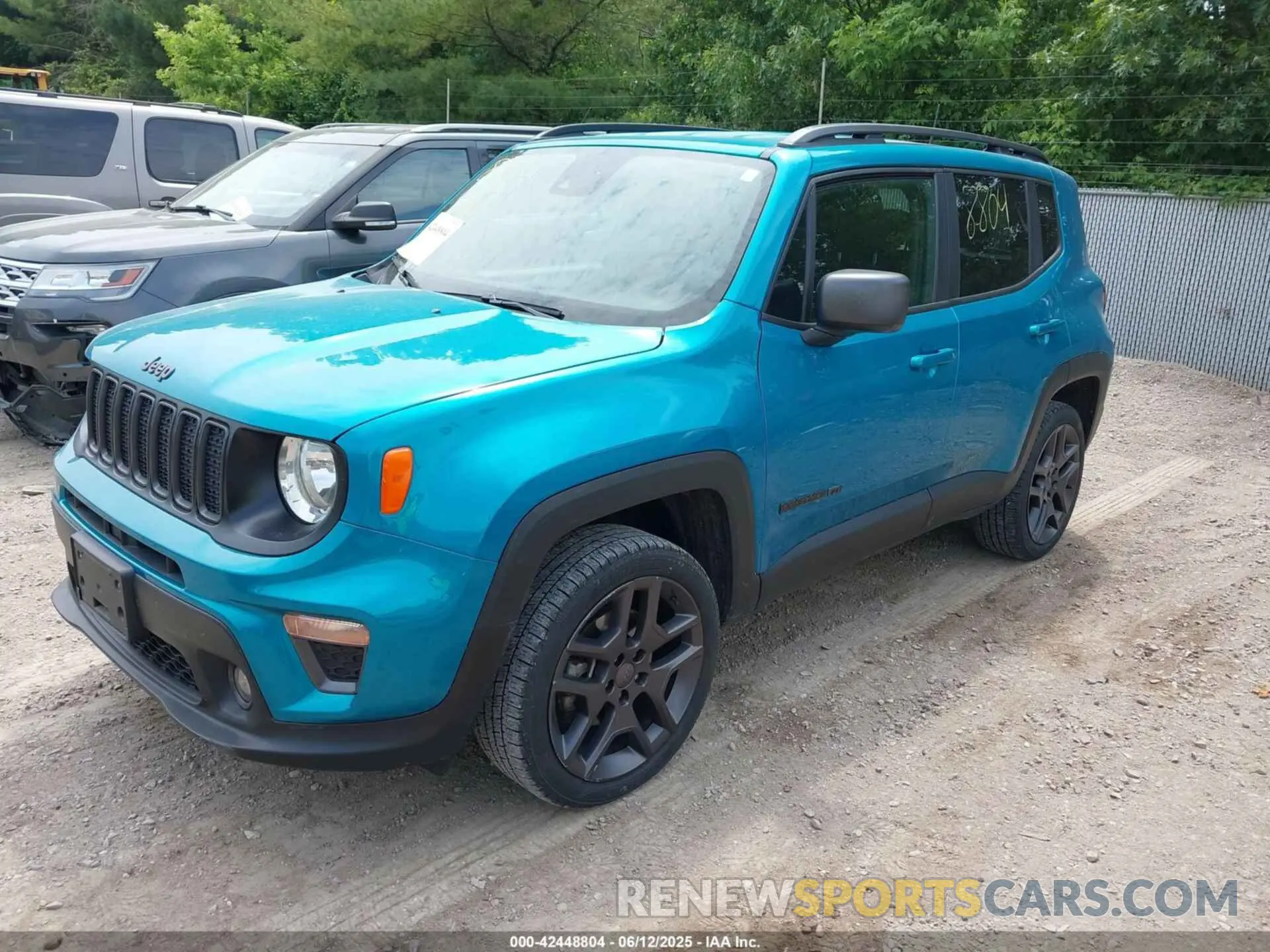 2 Photograph of a damaged car ZACNJDBB2MPM95095 JEEP RENEGADE 2021