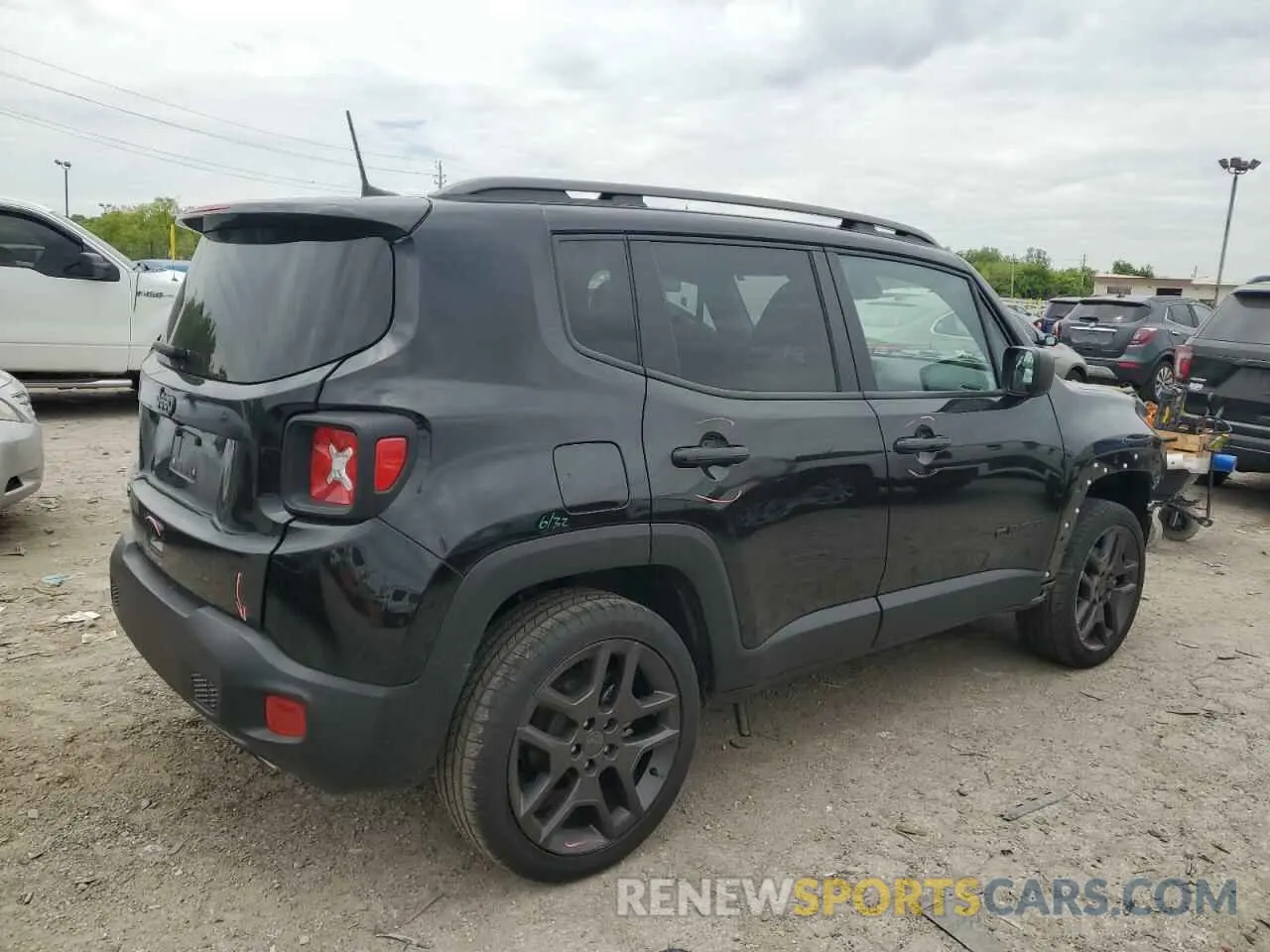 3 Photograph of a damaged car ZACNJDBB2MPM96425 JEEP RENEGADE 2021