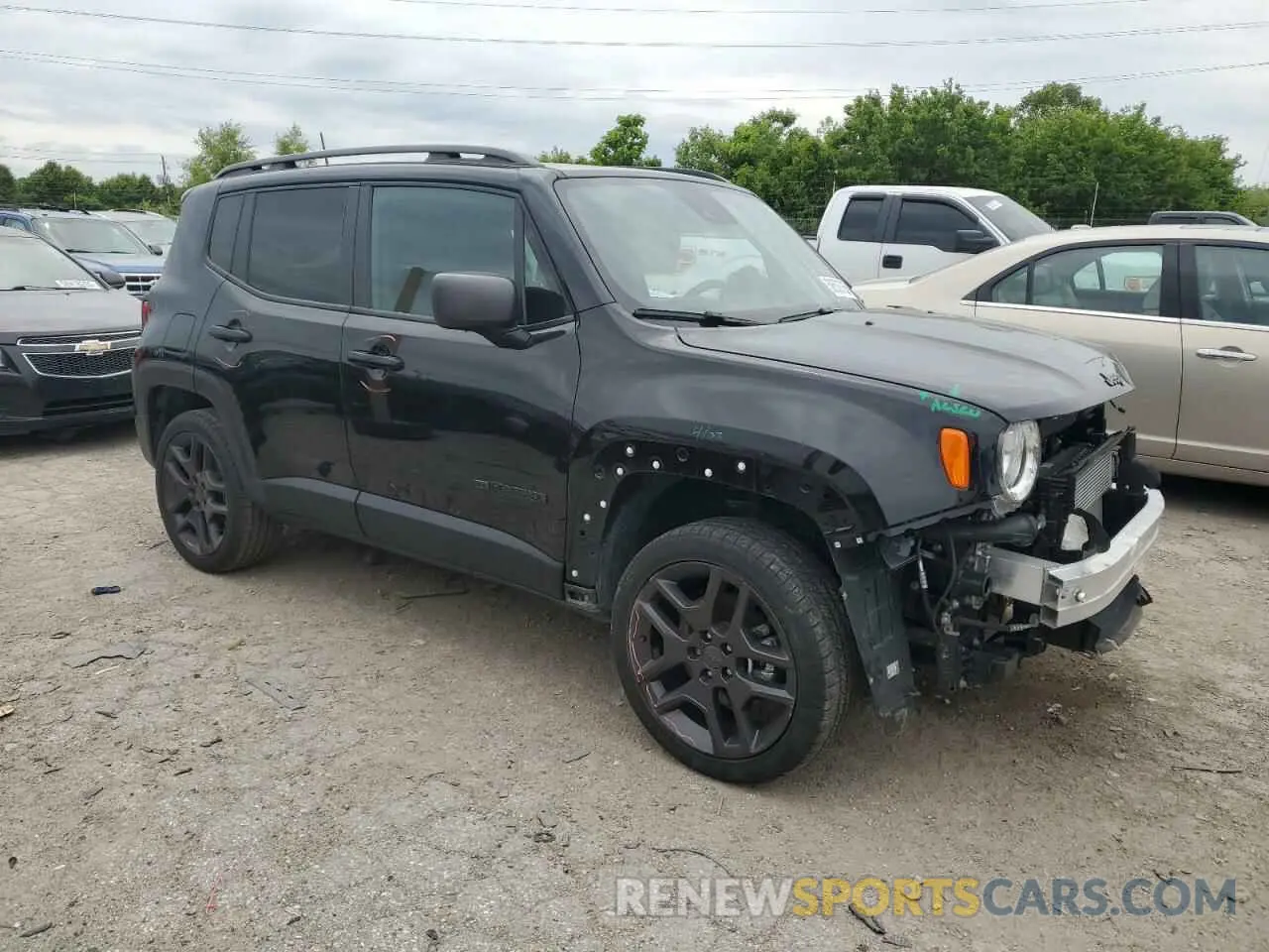 4 Photograph of a damaged car ZACNJDBB2MPM96425 JEEP RENEGADE 2021