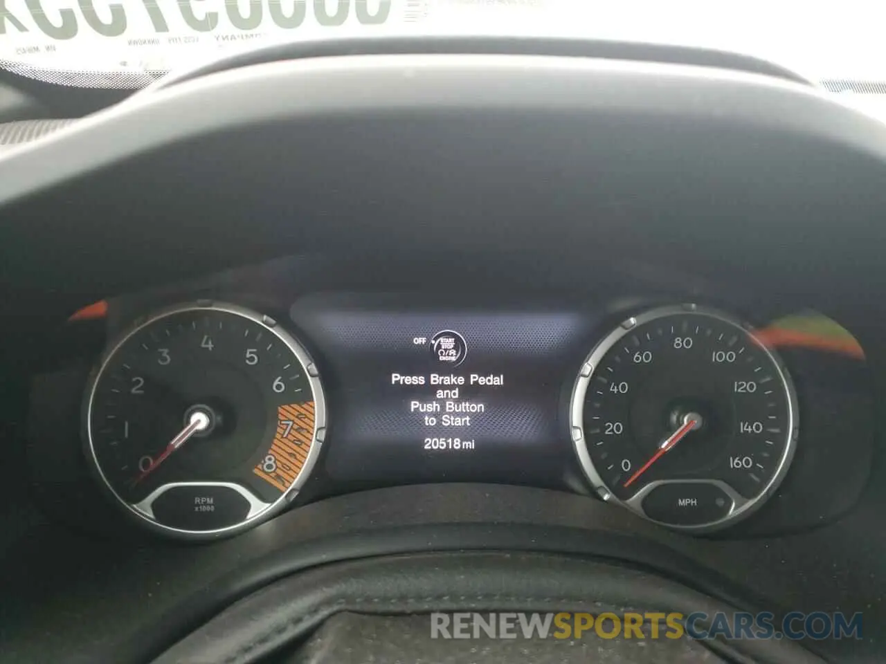 9 Photograph of a damaged car ZACNJDBB2MPM96425 JEEP RENEGADE 2021