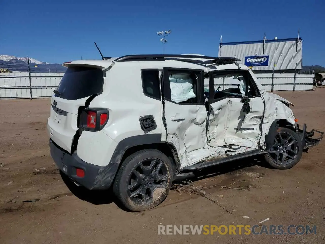 3 Photograph of a damaged car ZACNJDBB3MPM38405 JEEP RENEGADE 2021