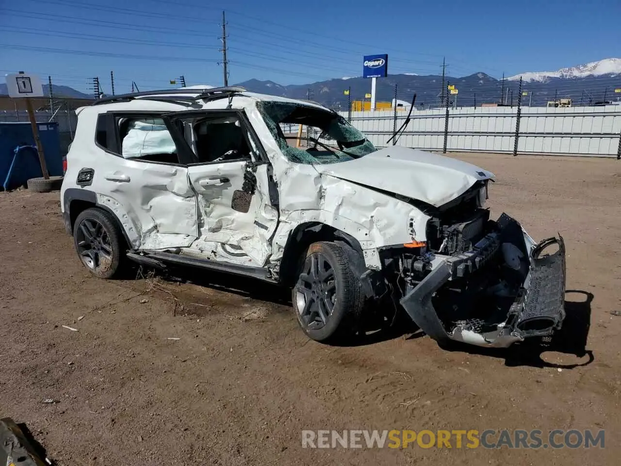 4 Photograph of a damaged car ZACNJDBB3MPM38405 JEEP RENEGADE 2021
