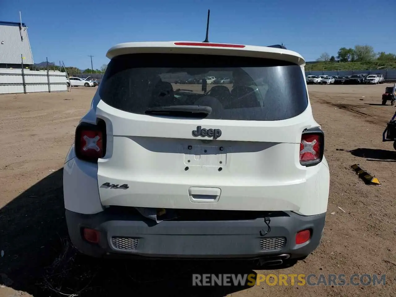 6 Photograph of a damaged car ZACNJDBB3MPM38405 JEEP RENEGADE 2021