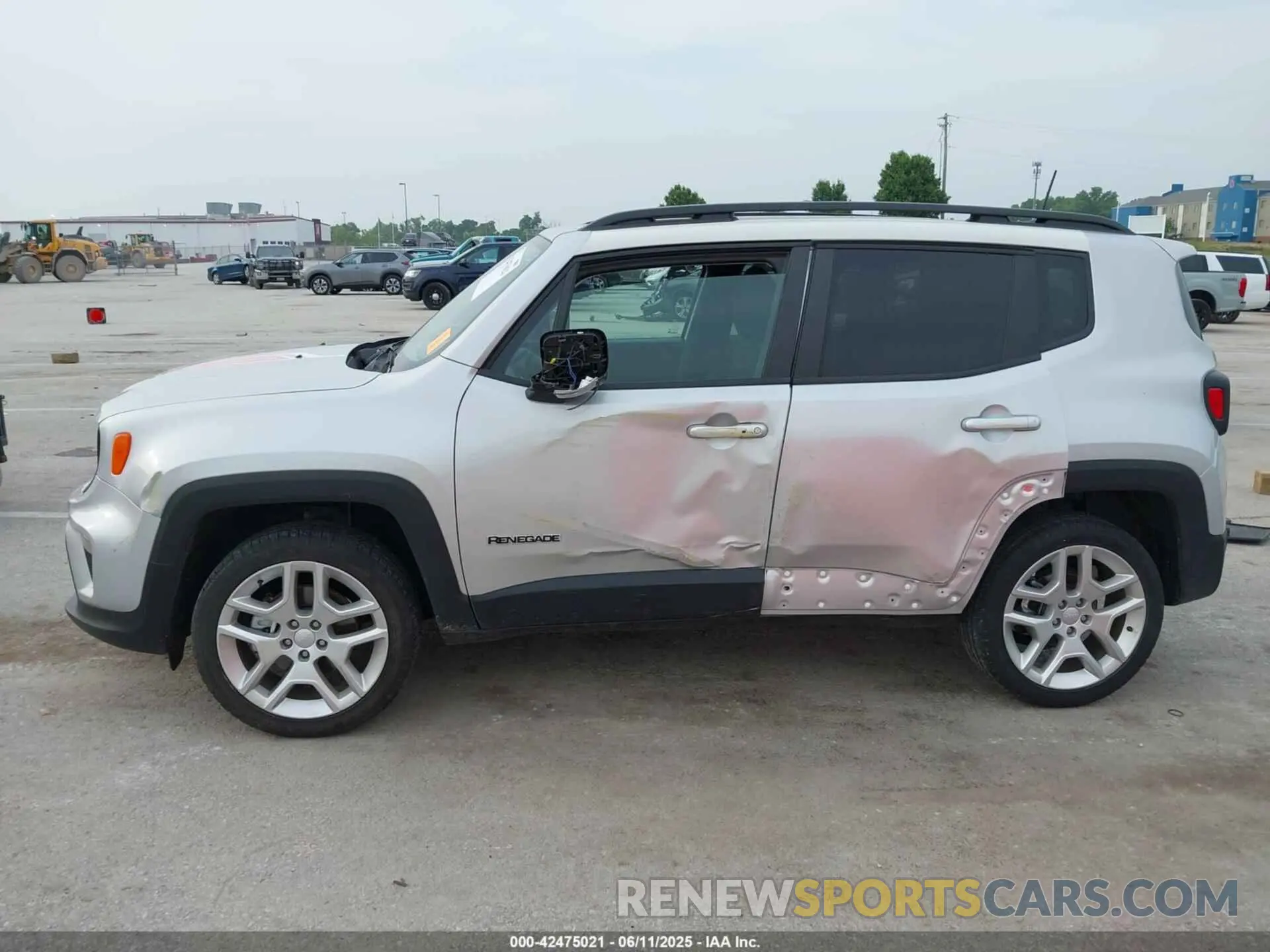 15 Photograph of a damaged car ZACNJDBB3MPM57083 JEEP RENEGADE 2021