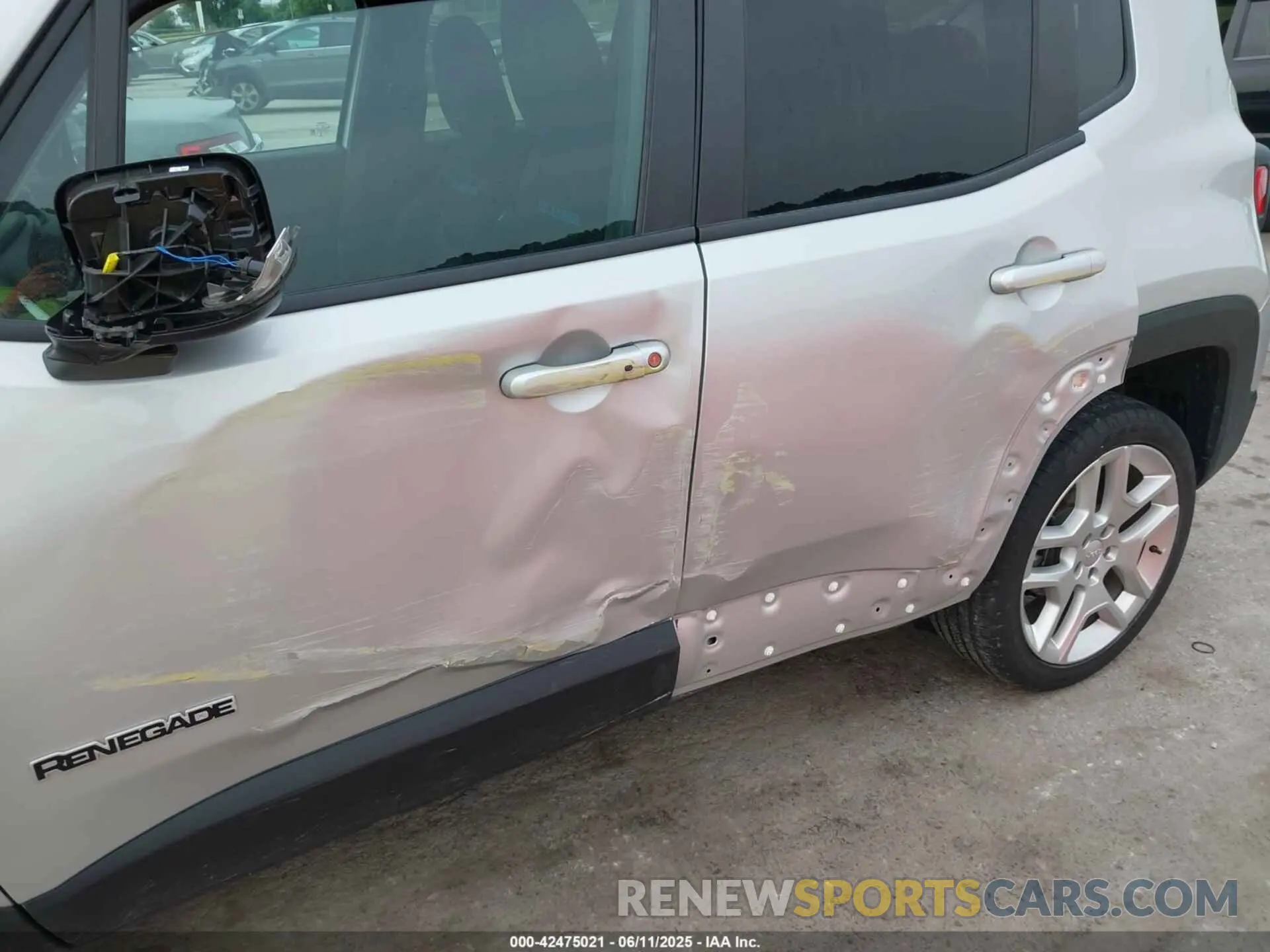 6 Photograph of a damaged car ZACNJDBB3MPM57083 JEEP RENEGADE 2021