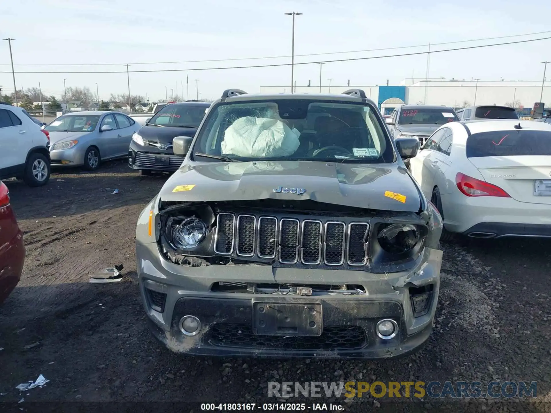 12 Photograph of a damaged car ZACNJDBB3MPN22076 JEEP RENEGADE 2021