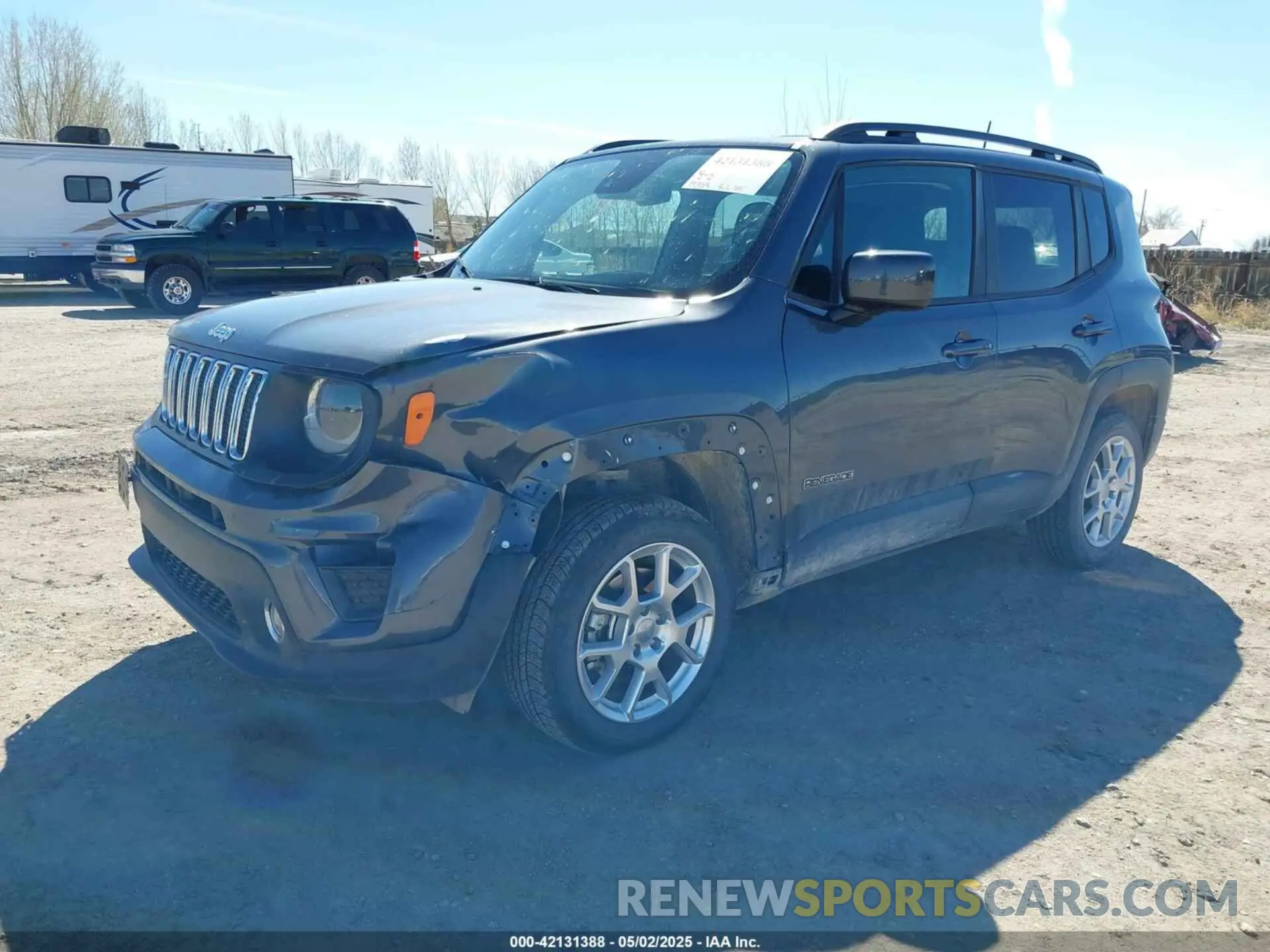 2 Photograph of a damaged car ZACNJDBB3MPN36642 JEEP RENEGADE 2021
