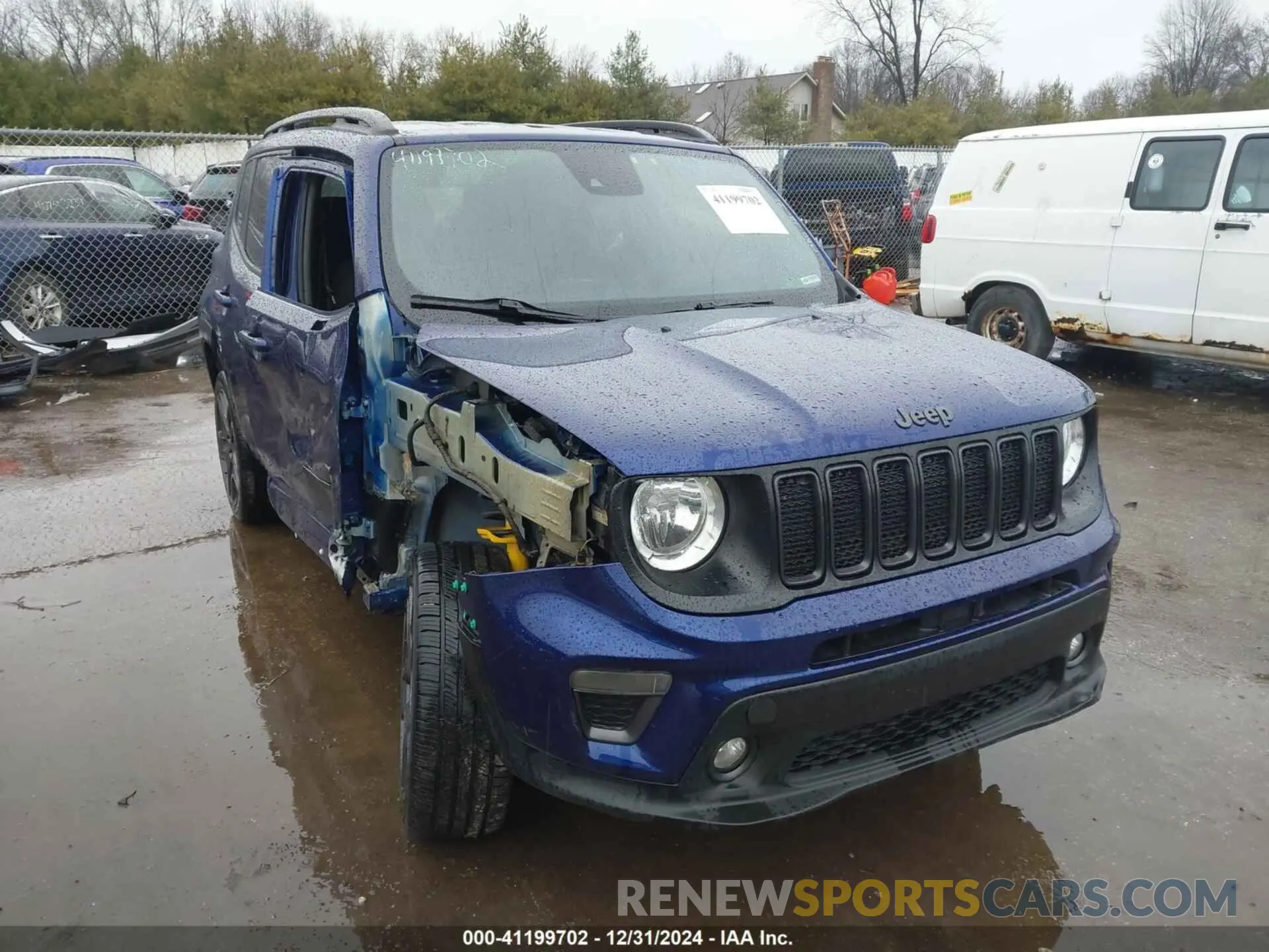 1 Photograph of a damaged car ZACNJDBB4MPM54242 JEEP RENEGADE 2021