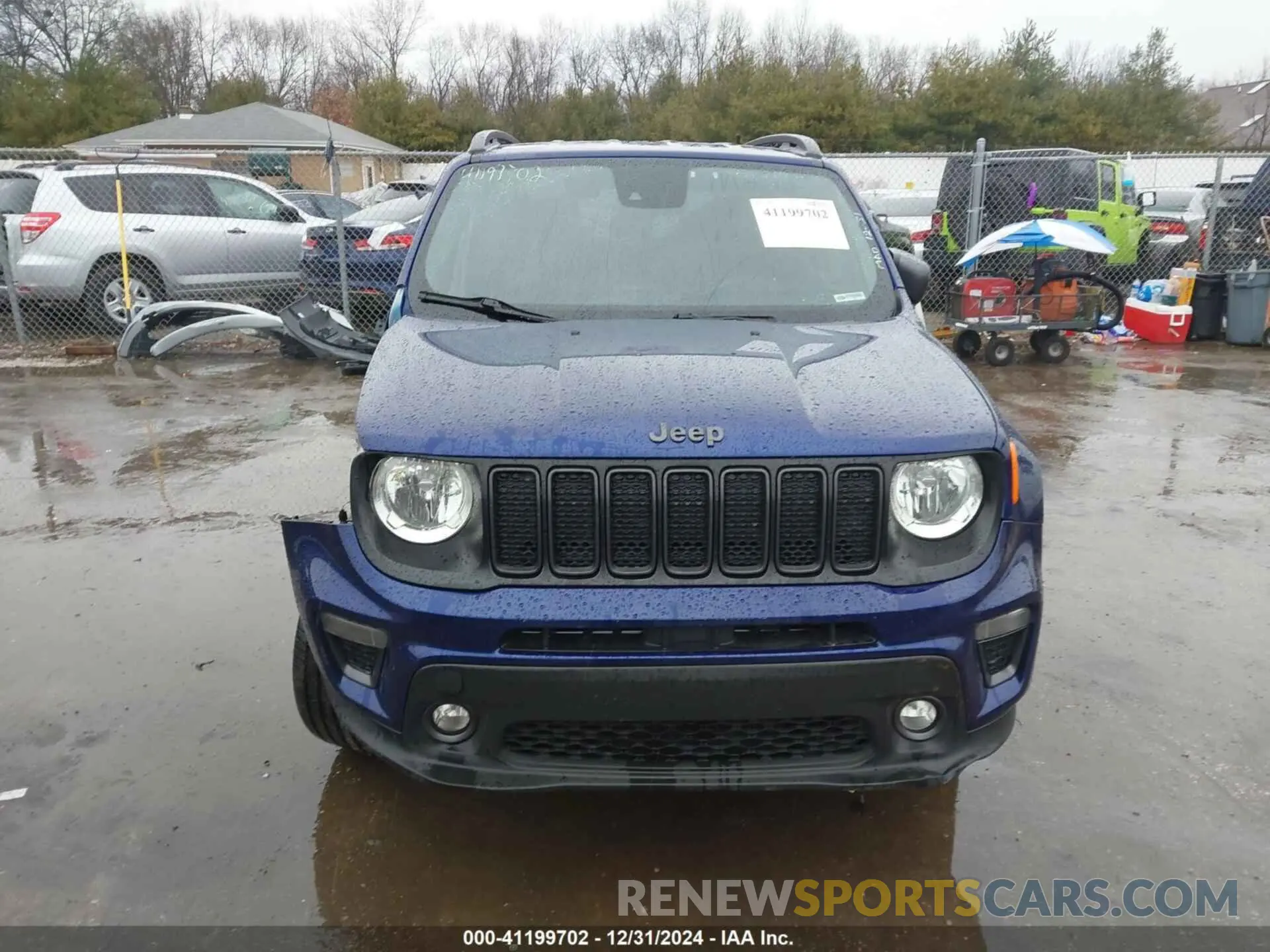13 Photograph of a damaged car ZACNJDBB4MPM54242 JEEP RENEGADE 2021