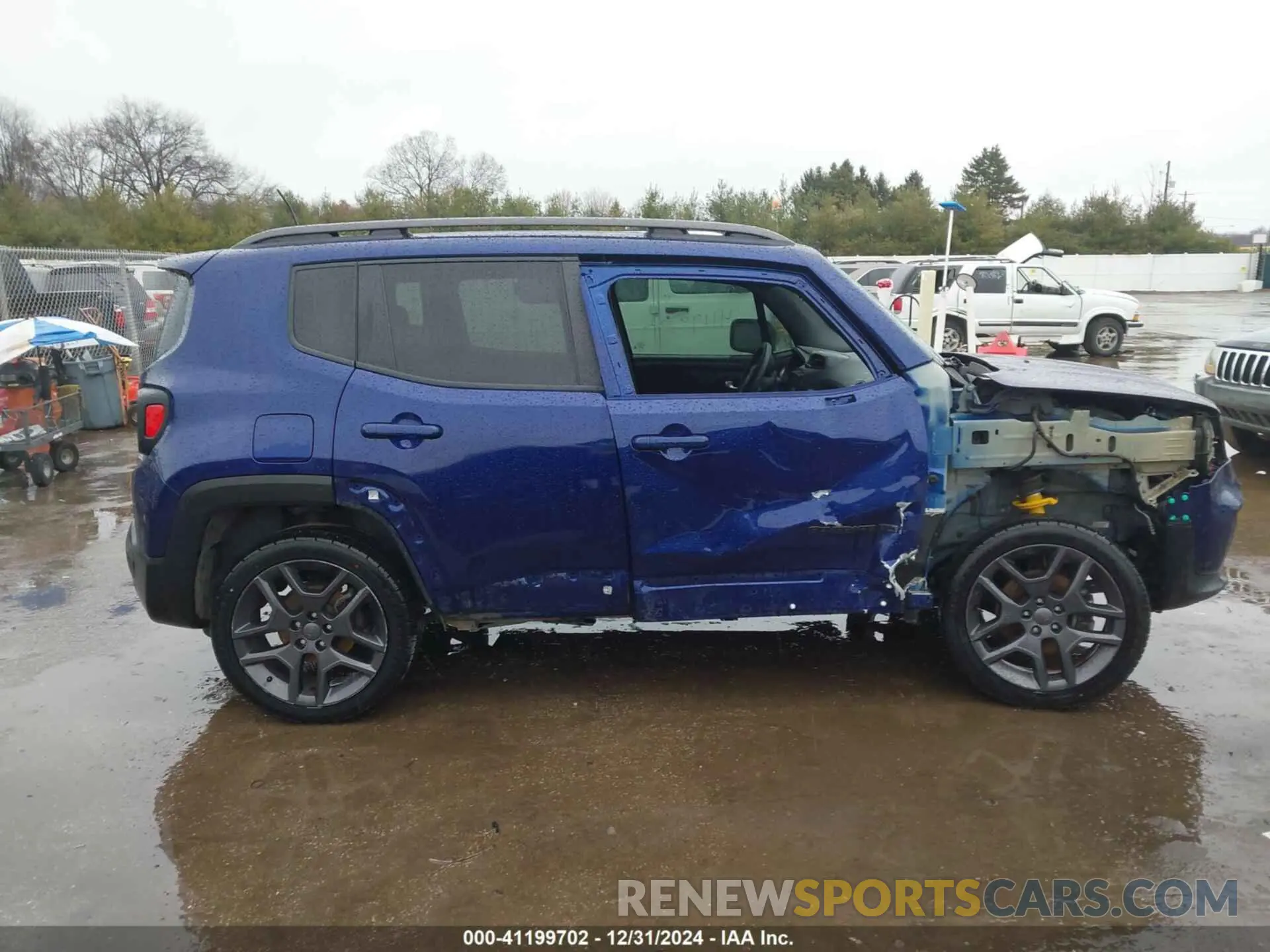 14 Photograph of a damaged car ZACNJDBB4MPM54242 JEEP RENEGADE 2021