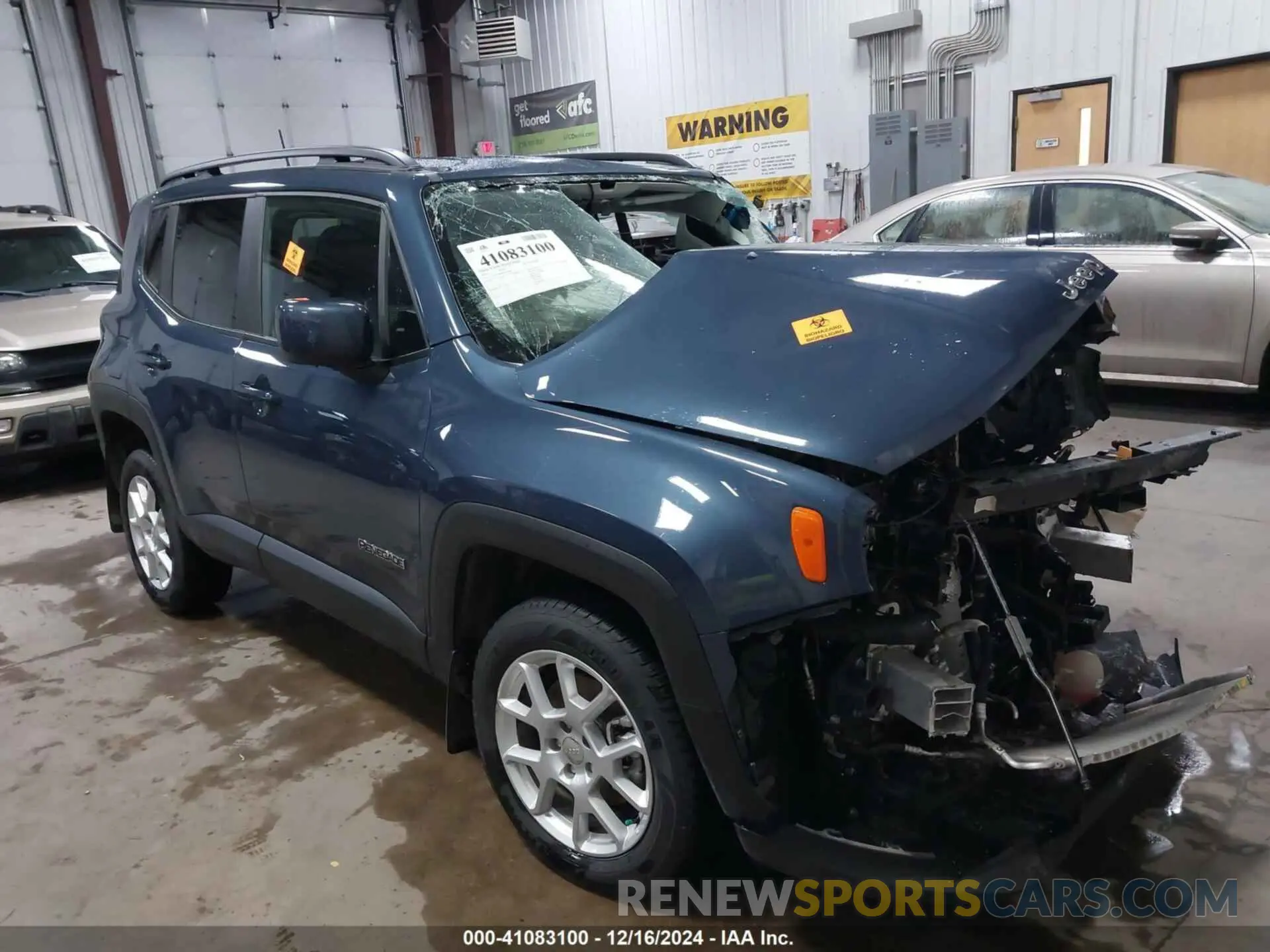 1 Photograph of a damaged car ZACNJDBB4MPN30607 JEEP RENEGADE 2021