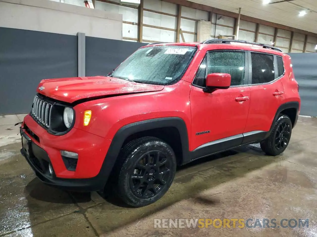 1 Photograph of a damaged car ZACNJDBB5MPM20018 JEEP RENEGADE 2021