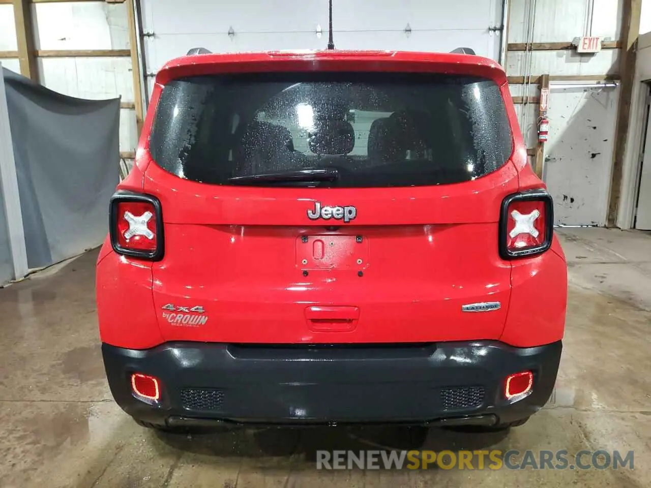 6 Photograph of a damaged car ZACNJDBB5MPM20018 JEEP RENEGADE 2021