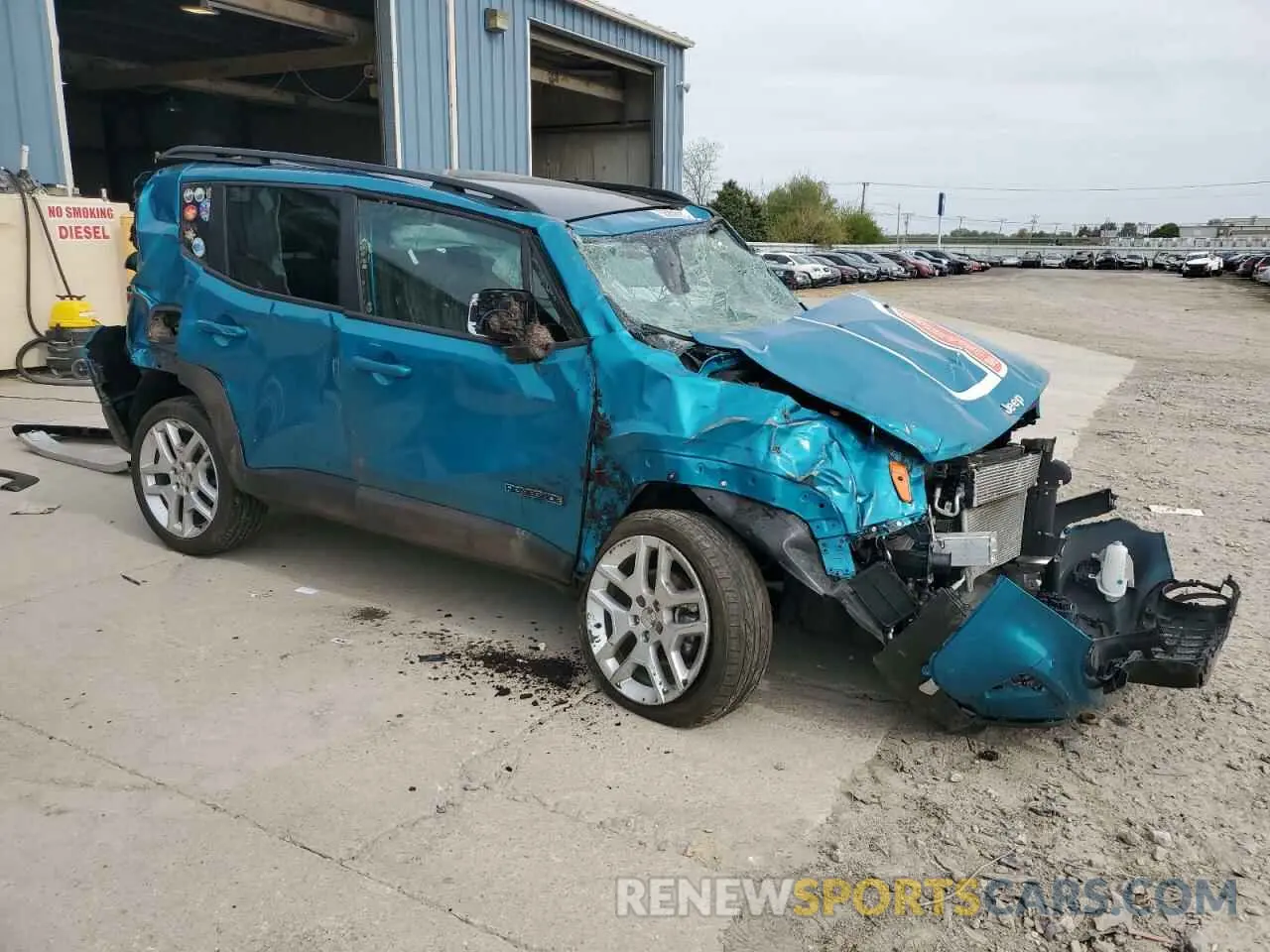 4 Photograph of a damaged car ZACNJDBB5MPM92000 JEEP RENEGADE 2021