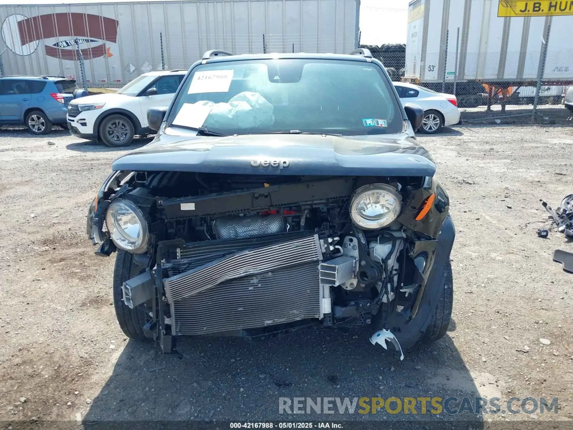 13 Photograph of a damaged car ZACNJDBB5MPN33810 JEEP RENEGADE 2021