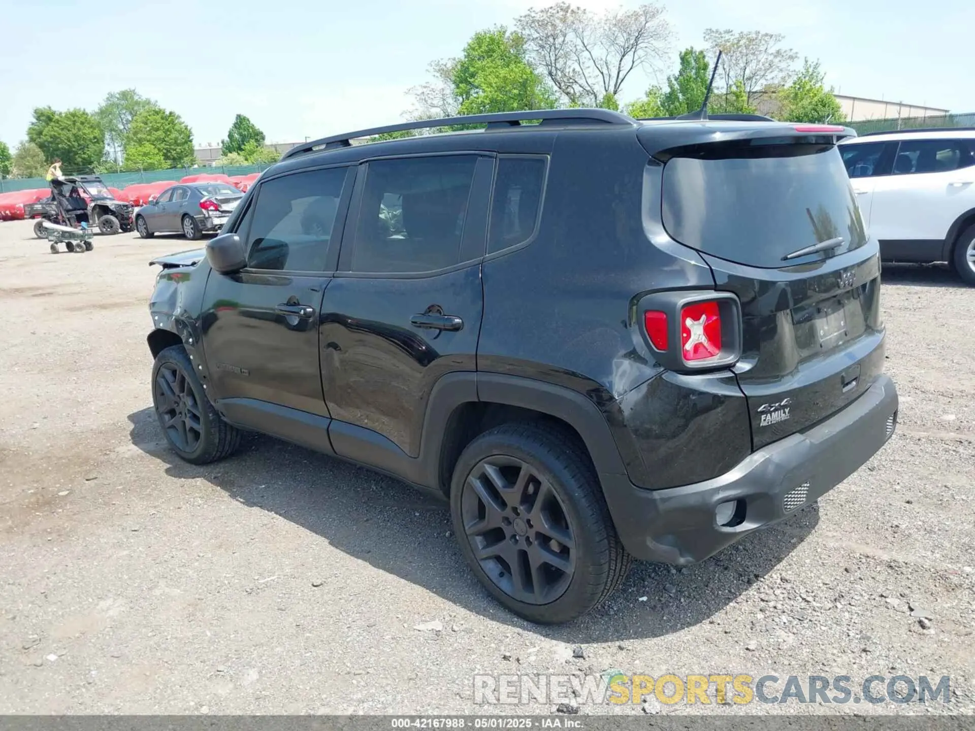 3 Photograph of a damaged car ZACNJDBB5MPN33810 JEEP RENEGADE 2021