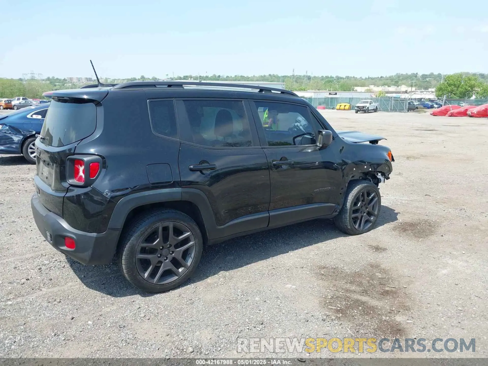 4 Photograph of a damaged car ZACNJDBB5MPN33810 JEEP RENEGADE 2021