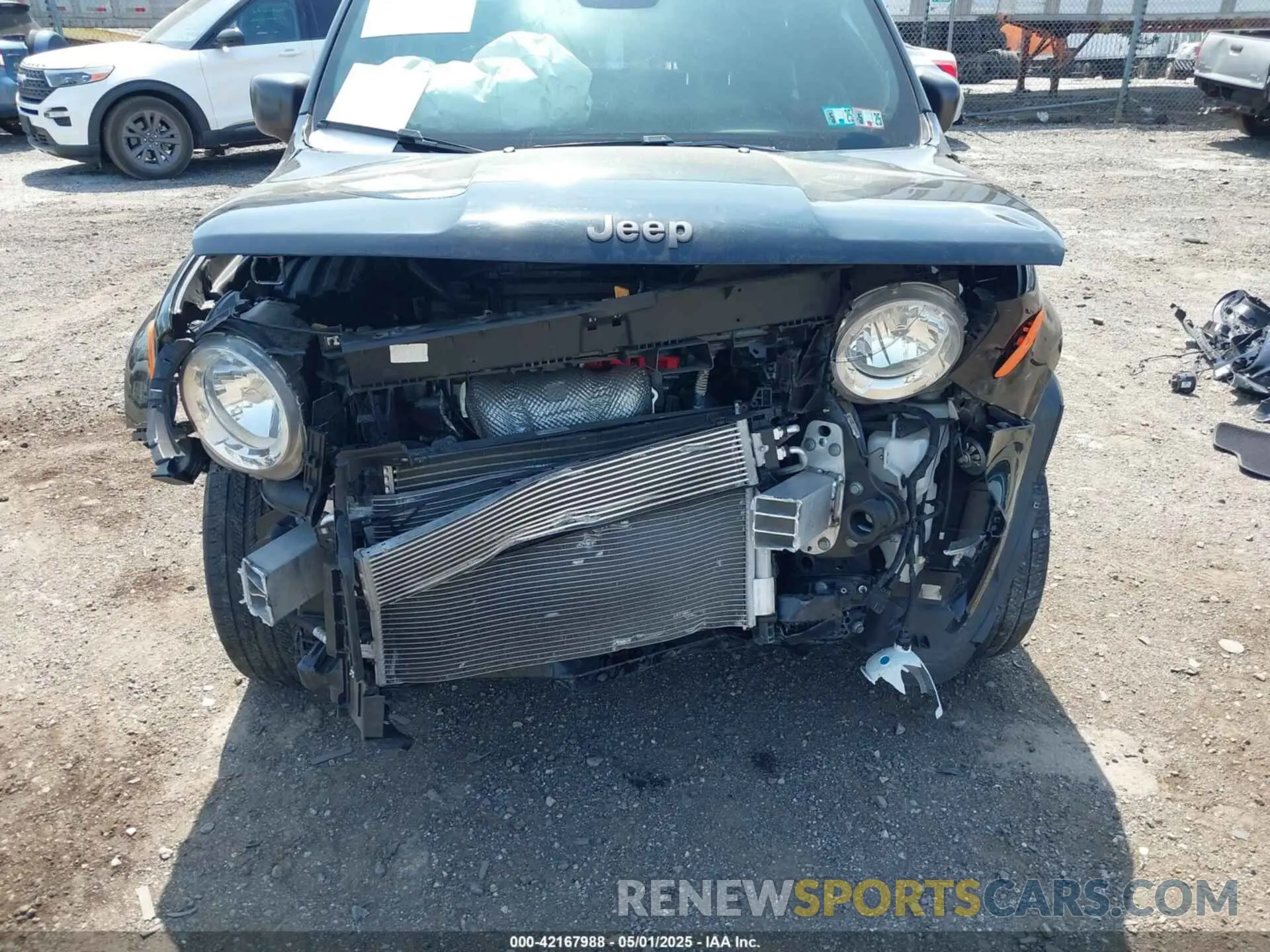 6 Photograph of a damaged car ZACNJDBB5MPN33810 JEEP RENEGADE 2021