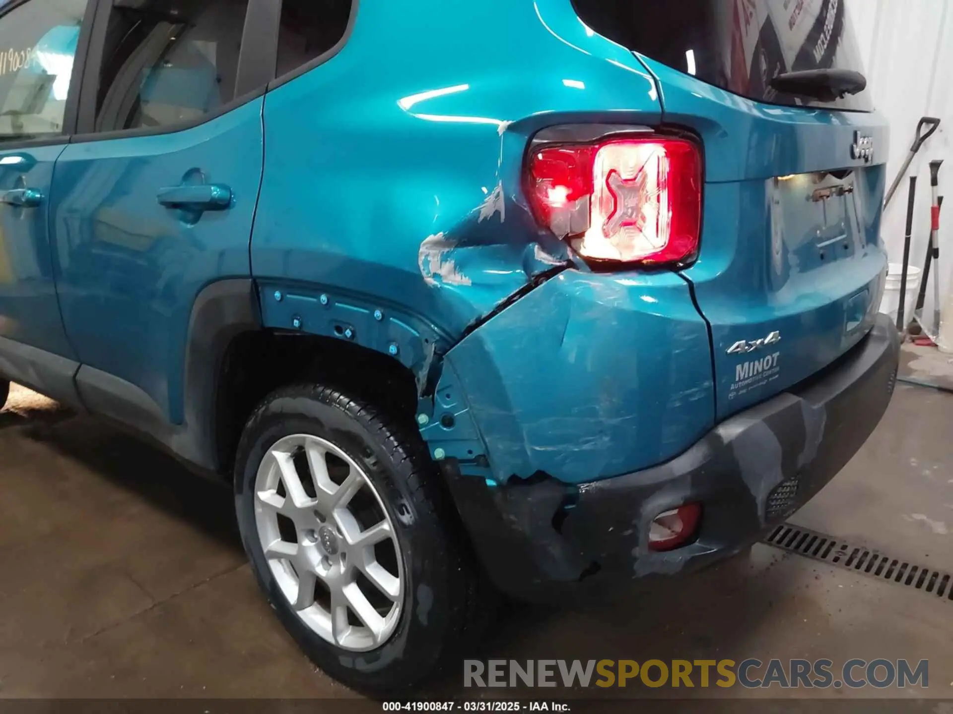 6 Photograph of a damaged car ZACNJDBB6MPM34798 JEEP RENEGADE 2021